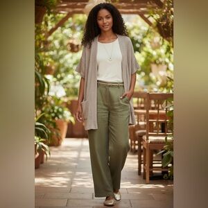 Barefoot Dreams Women's Taupe Cardigan